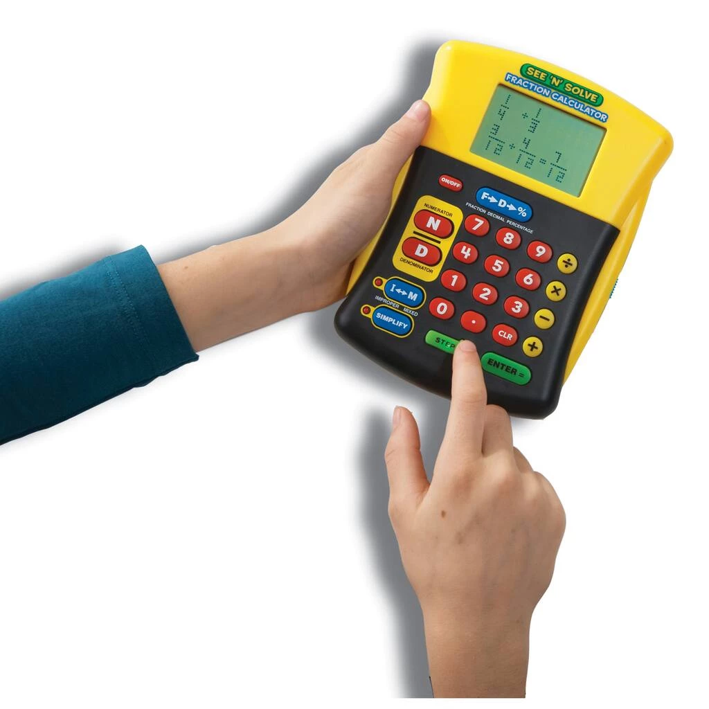 Discount π See 'N' Solve Fraction Calculator by EDUCATIONAL INSIGHTS π - Image 4