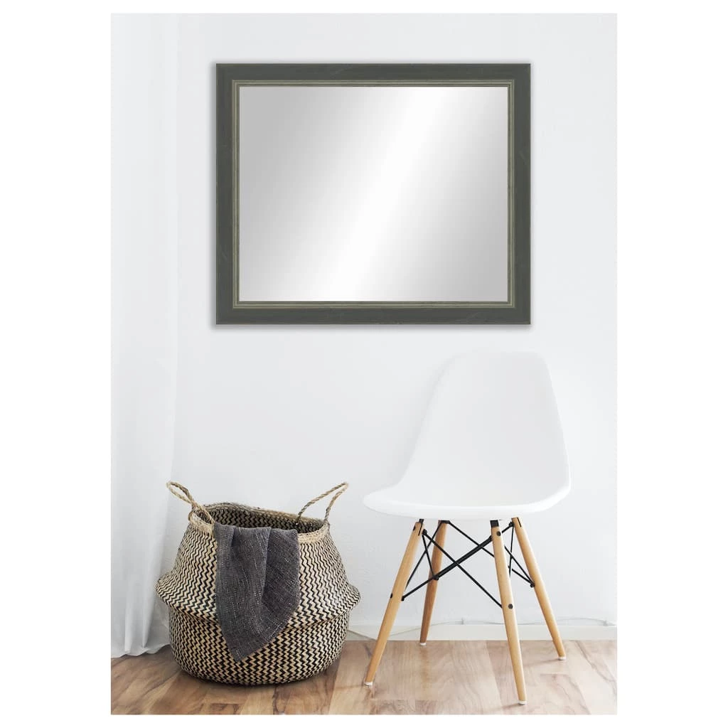 Best reviews of π Timeless Frames® Dara Black & Silver 24" x 30" Framed Mirror π - Image 3