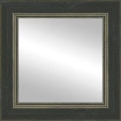 Best deal ❤️ Timeless Frames® Dara Black & Silver 12" x 12" Framed Mirror ⭐