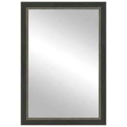 Brand new 🧨 Timeless Frames® Dara Black & Silver 24" x 37" Framed Mirror 😀