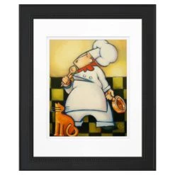 Promo 😀 Timeless Frames® Whimsical Chef III Framed Print Wall Art 💯