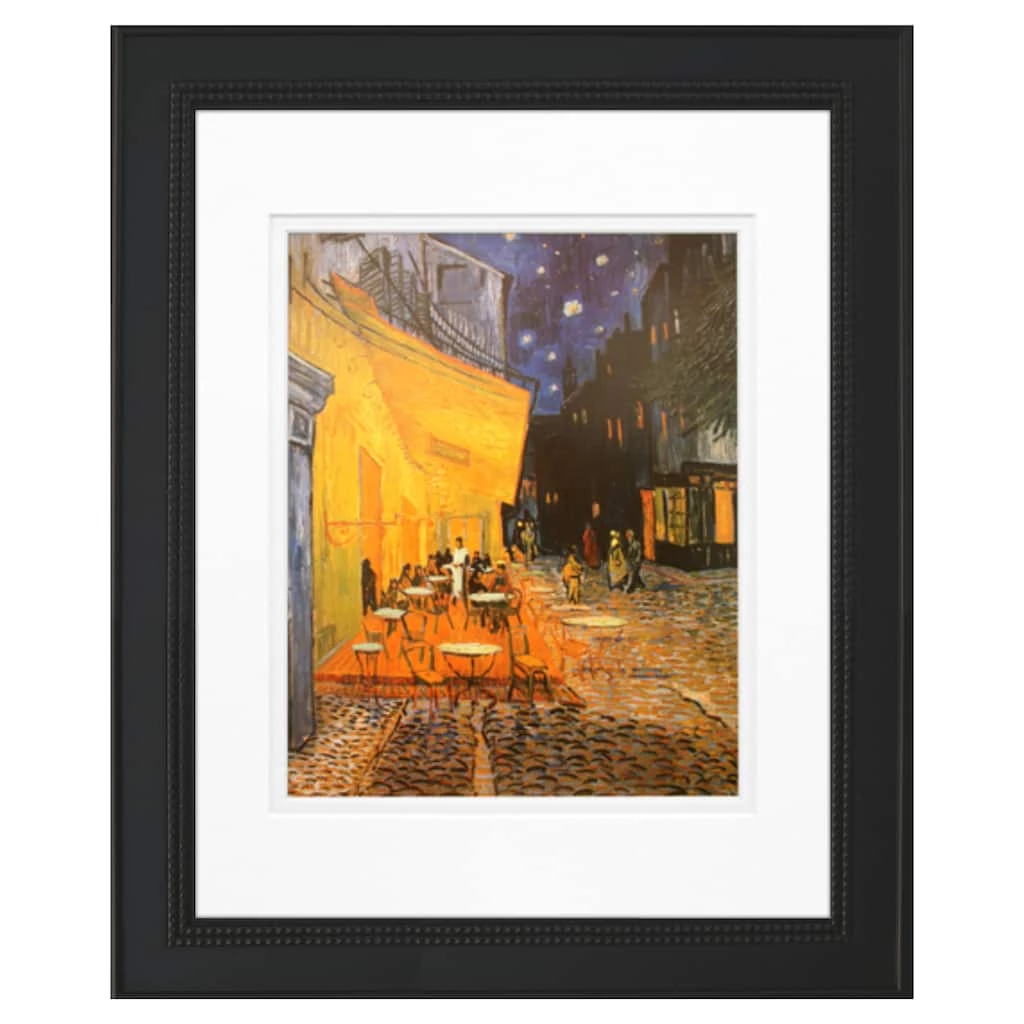 New 🔔 Timeless Frames® Café Terrace at Night Framed Print Wall Art 💯