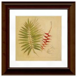 New 😉 Timeless Frames® Green & Red Palms Framed Wall Art ⭐
