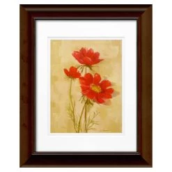 Hot Sale ⭐ Timeless Frames® Spicy Red Cosmos Framed Wall Art 👏