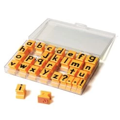 Flash Sale ❤️ Educational Insights 5/8" Lowercase Alphabet Rubber Stamps 🔔
