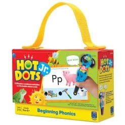 Best Sale 🧨 Educational Insights Hot Dots Jr. Beginning Phonics Card Set 🔥