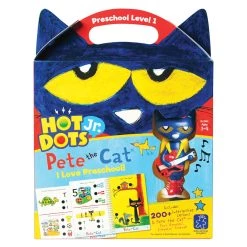 Promo 🔔 Educational Insights Hot Dots Jr. Pete the Cat I Love Preschool! Set with Pete Pen 😉