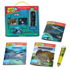 Best deal 😀 Educational Insights Hot Dots Jr. Ultimate Science Facts Interactive Book Set with Talking Pen 🛒
