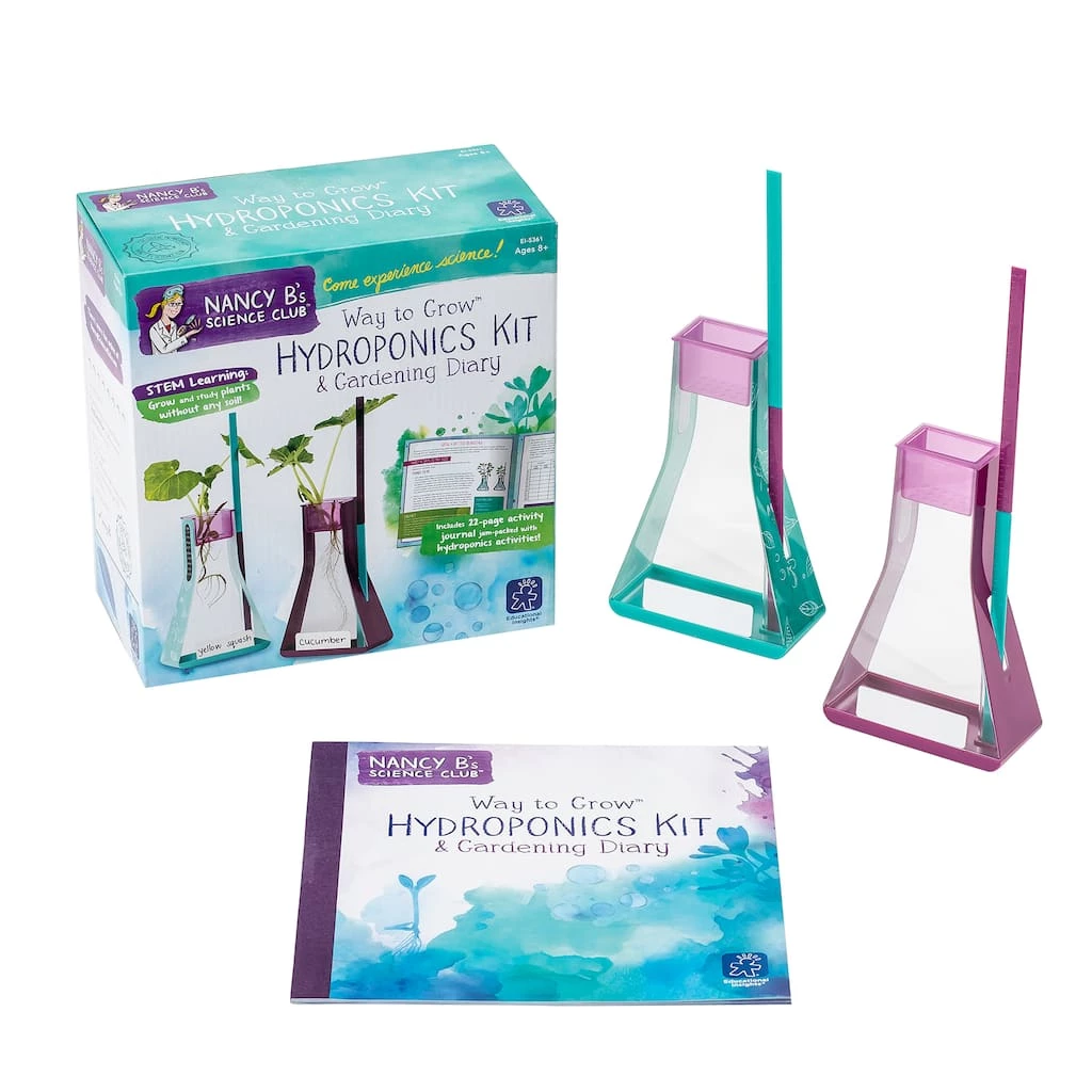 Cheapest 🥰 Educational Insights Nancy B's Science Club Way to Grow Hydroponics Kit & Gardening Diary ✨