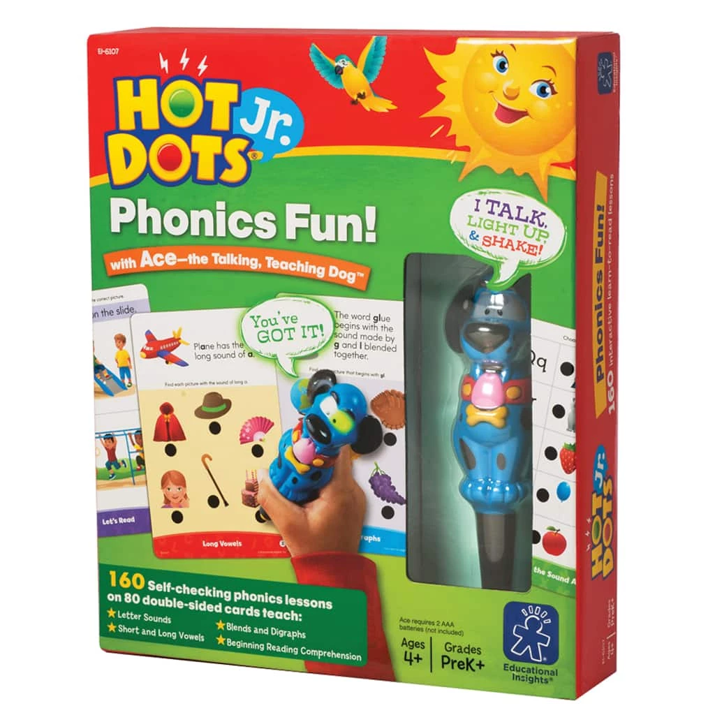 Promo π― Educational Insights Hot Dots Jr. Ace Pen Phonics Fun Set π