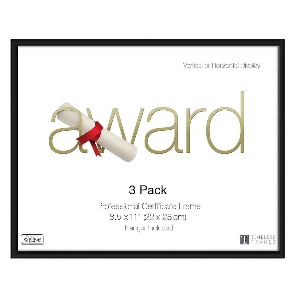 Flash Sale ✨ Timeless Frames® 3 Pack Black 8.5" x 11" Document Frame 😍
