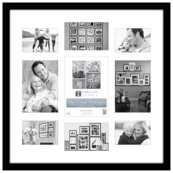 Outlet 🎉 Timeless Frames® 9 Opening Black Life's Great Moments Collage Frame 🥰