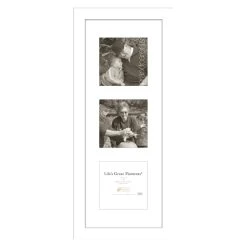 New ✔️ Timeless Frames® 3 Opening White 5.5" x 14" Life's Great Moments Collage Frame 🥰