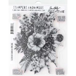 Best Pirce ⌛ Stampers Anonymous Tim Holtz® Glorious Garden Cling Stamp Set 🔔