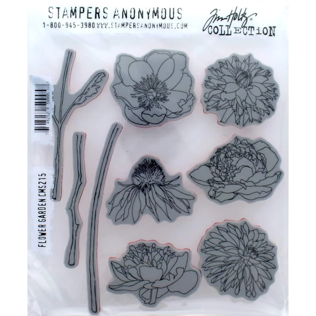 Hot Sale π₯ Stampers Anonymous Tim Holtz® Flower Garden Cling Stamp Set π