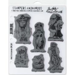 Cheapest ✨ Stampers Anonymous Tim Holtz® Monster Reunion Cling Stamp Set ✔️