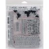 Wholesale 👏 Stampers Anonymous Tim Holtz® Documented Cling Stamps 🎁