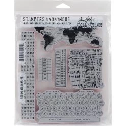 Wholesale 👏 Stampers Anonymous Tim Holtz® Documented Cling Stamps 🎁