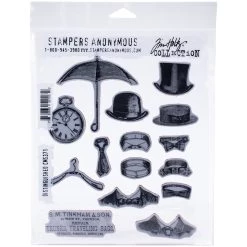 Deals 😀 Stampers Anonymous Tim Holtz® Distinguished Cling Stamps 👏