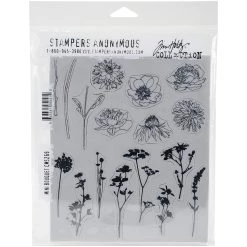 Flash Sale 🧨 Stampers Anonymous Tim Holtz® Mini Bouquet Cling Stamps 🥰