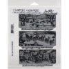 Deals ❤️ Stampers Anonymous Tim Holtz® Holiday Scenes Cling Stamps 🎉