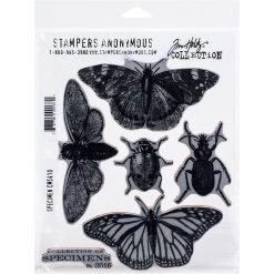 Coupon 🎁 Stampers Anonymous Tim Holtz® Specimen Cling Stamps 🌟