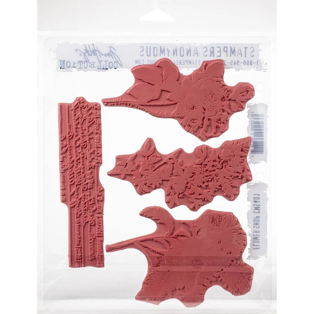 Budget π― Stampers Anonymous Tim Holtz® Flower Shop Cling Stamps π₯ - Image 2