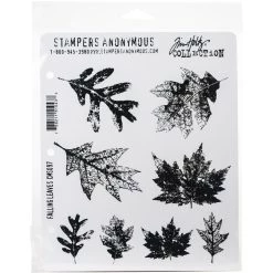 New ✨ Stampers Anonymous Tim Holtz® Falling Leaves Cling Stamps 🔔