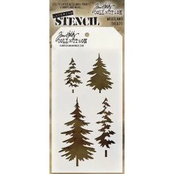 Outlet 😉 Stampers Anonymous Tim Holtz® Woodland Layered Stencil, 4.125" x 8.5" 🧨