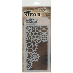 Deals 💯 Stampers Anonymous Tim Holtz® Gears Layered Stencil, 4.125" x 8.5" ✨