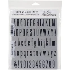Top 10 ⌛ Stampers Anonymous Tim Holtz® Tall Text Cling Stamps 🛒