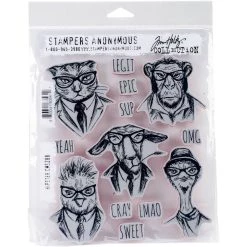 Flash Sale ✨ Stampers Anonymous Tim Holtz® Hipster Cling Stamp Set ⭐