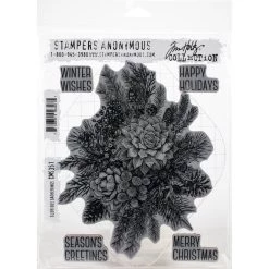 Deals 🔥 Stampers Anonymous Tim Holtz® Glorious Gatherings Cling Stamps Set 🧨