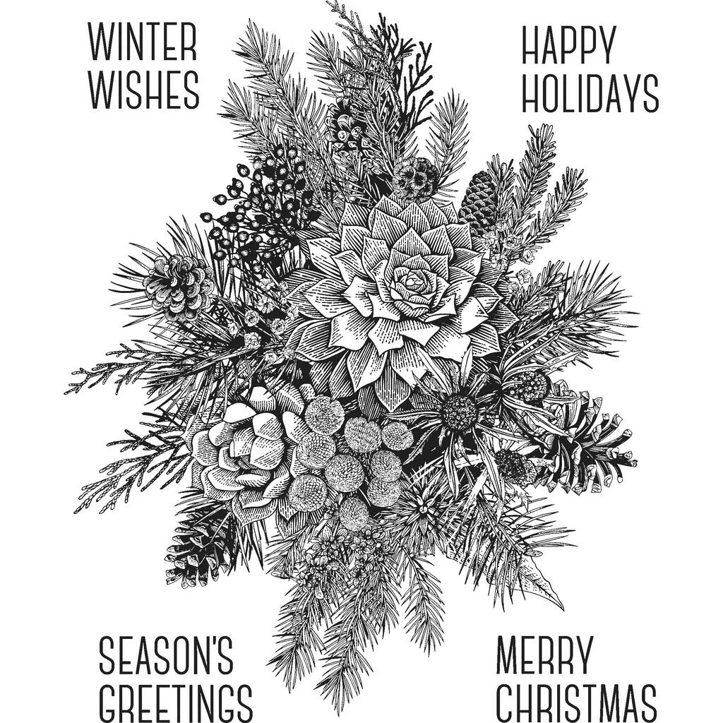 Deals π₯ Stampers Anonymous Tim Holtz® Glorious Gatherings Cling Stamps Set 𧨠- Image 2