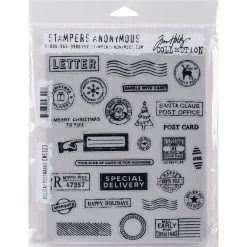 Best reviews of 🧨 Stampers Anonymous Tim Holtz® Holiday Postmarks Cling Stamps Set ✔️