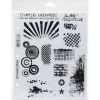 Cheapest 🥰 Stampers Anonymous Tim Holtz® Bitty Grunge Cling Stamps 🎁