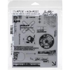 Top 10 👍 Stampers Anonymous Tim Holtz® Mini Glitch Cling Stamps 🤩