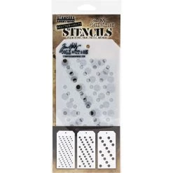 Coupon 👍 Stampers Anonymous Tim Holtz® Shifter Multidots Layered Stencils 🥰