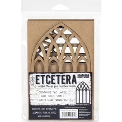 Top 10 🔥 Stampers Anonymous Tim Holtz® Etcetera Cathedral Windows 👏