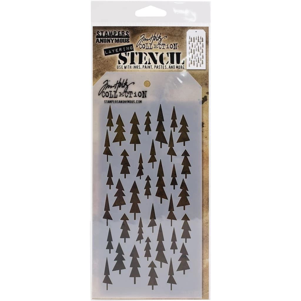 Wholesale π€© Stampers Anonymous Tim Holtz® Tree Lot Layered Stencil β