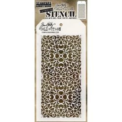 Flash Sale ❤️ Stampers Anonymous Tim Holtz® Ornate Layered Stencil 👏