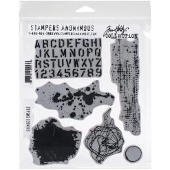 Hot Sale 🎁 Stampers Anonymous Tim Holtz® Grunged Cling Stamps 🎉