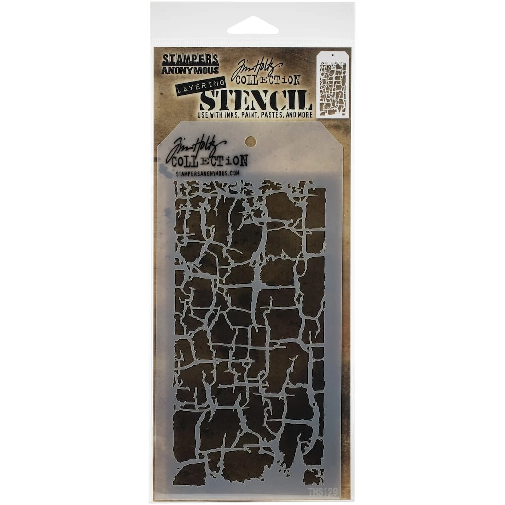 Deals 🔥 Stampers Anonymous Tim Holtz® Decayed Layering Stencil 🧨