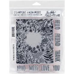 Flash Sale ✔️ Stampers Anonymous Tim Holtz® Botanical Sketch Cling Stamp Set 🤩