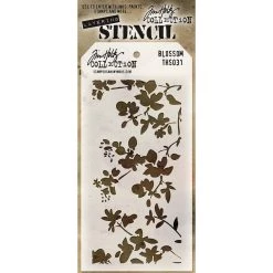 Outlet 🛒 Stampers Anonymous Tim Holtz® Blossom Layering Stencil 😀