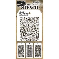 Best deal ✨ Stampers Anonymous Tim Holtz® Mini #26 Layering Stencil Set ✨