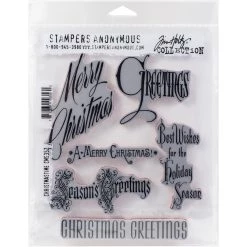 Cheapest 👍 Stampers Anonymous Tim Holtz® 🎁 Christmastime Stamps 😀
