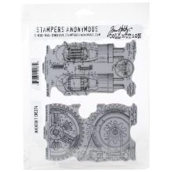 Best Pirce 🎉 Stampers Anonymous Tim Holtz® Inventor No.7 Cling Stamps 😀