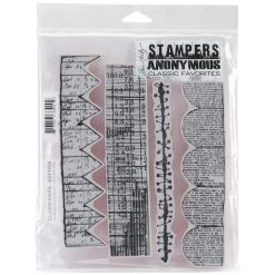 Hot Sale ⌛ Stampers Anonymous Tim Holtz® Classics No.6 Cling Stamps 😀