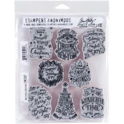 Buy β€οΈ Stampers Anonymous Tim Holtz® Doodle Greetings Cling Stamps π